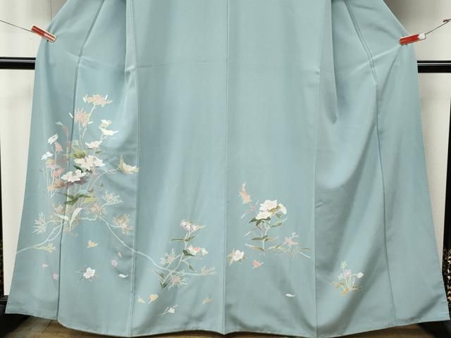 平和屋着物●訪問着 友禅 枝花文 正絹 逸品 未使用 CABN5084ut