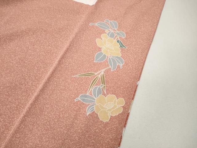 平和屋着物●訪問着 友禅 枝花文 暈し染め ロング丈 正絹 逸品 CABN5086ut