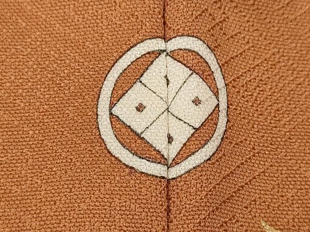平和屋着物●訪問着 駒刺繍 鴛鴦扇面花文 暈し染め 金彩 ロング丈 正絹 逸品 CABN5087ut