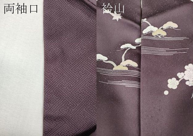 平和屋着物●訪問着 立波風景花文 正絹 逸品 CABN5118ut