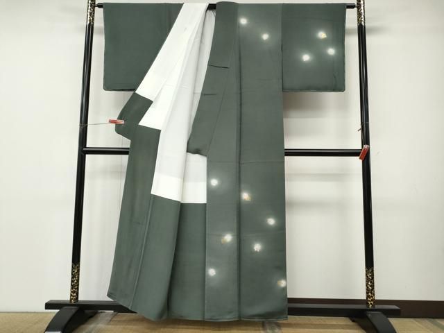 平和屋着物●訪問着 総刺繍 竹屋町刺繍 源氏香花文 蛍暈し 正絹 逸品 CABN5167ut