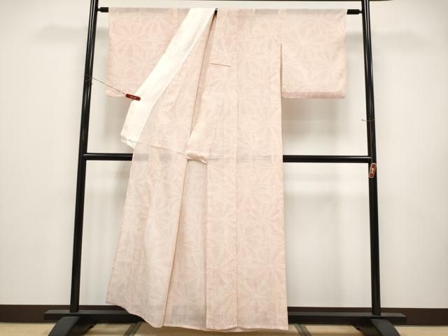 平和屋着物*夏物 紗紬 花尽くし 正絹 逸品 CABN5855tx