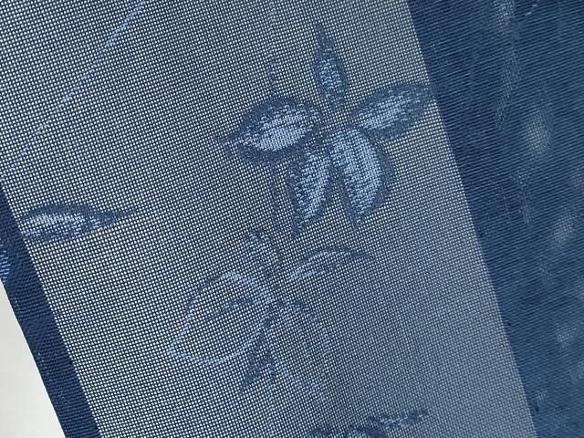 平和屋着物*夏物 小紋 紗 枝葉文 正絹 逸品 未使用 CABN5858tx