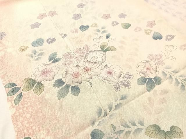 平和屋着物●訪問着 作家物 辻が花 絞り 暈し染め 仮絵羽 正絹 逸品 未使用 CABN6004vp