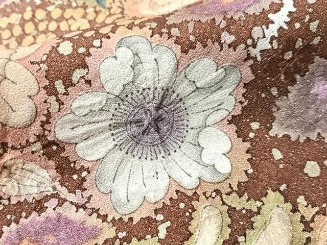 平和屋着物●吉乃一廉 幻の辻が花 訪問着 絞り 暈し染め 銀通し地 仮絵羽 正絹 逸品 未使用 CABN6020vp