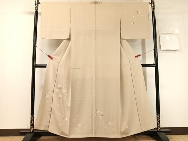 平和屋着物●訪問着 竹屋町刺繍 松竹梅 金糸 正絹 逸品 CABN6056vp