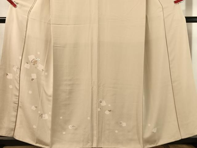 平和屋着物●訪問着 竹屋町刺繍 松竹梅 金糸 正絹 逸品 CABN6056vp