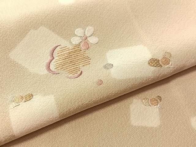 平和屋着物●訪問着 竹屋町刺繍 松竹梅 金糸 正絹 逸品 CABN6056vp