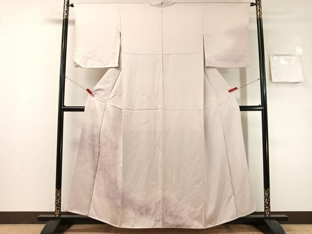 平和屋着物●訪問着 刺繍 雲取り亀甲花文 暈し染め 正絹 逸品 未使用 CABN6068vp