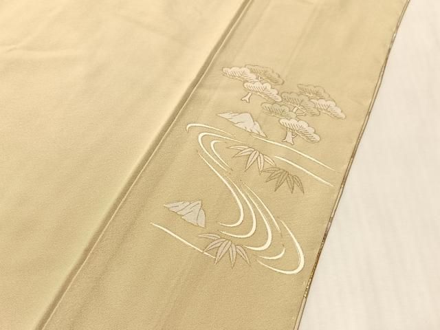 平和屋着物●豪華色留袖 駒刺繍 浜松文 暈し染め 金彩 正絹 逸品 未使用 CABN6075vp