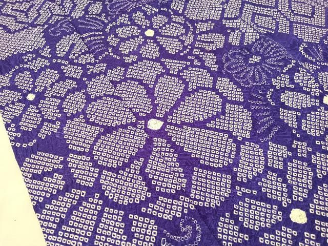 平和屋着物●豪華振袖 総絞り 吉祥花文 正絹 逸品 CABN6093vp