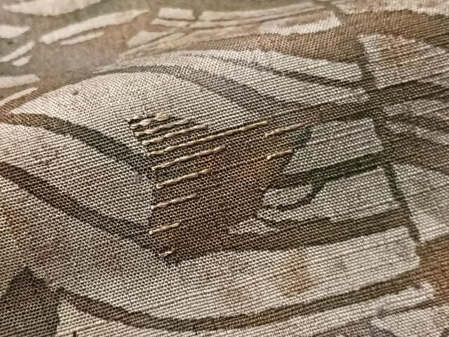 平和屋着物●訪問着 紬地 刺繍 型染め 切嵌千鳥風景文 正絹 逸品 CABN6130vp