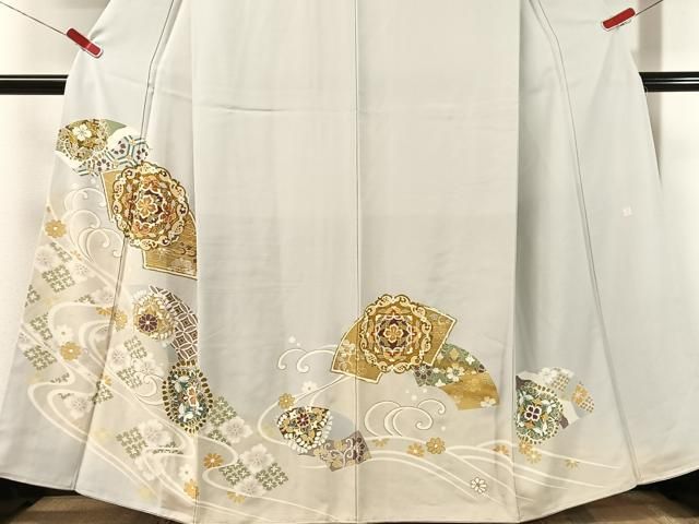 平和屋着物●豪華色留袖 作家物 駒刺繍 立波地紙正倉院 暈し染め 金彩 正絹 逸品 未使用 CABN6150vp