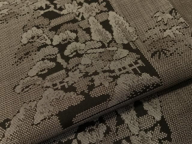 平和屋着物●本場大島紬 9マルキ 色紙風景文 正絹 逸品 未使用 CABN6210vp