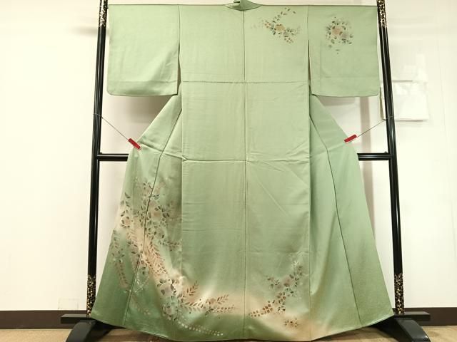 平和屋着物●訪問着 辻が花 暈し染め 金彩 正絹 逸品 CABN6214vp