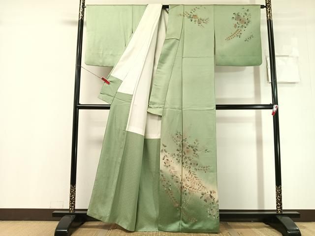 平和屋着物●訪問着 辻が花 暈し染め 金彩 正絹 逸品 CABN6214vp