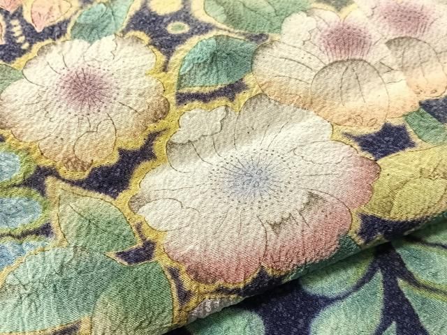 平和屋着物●訪問着 作家物 辻が花 絞り 暈し染め 仮絵羽 正絹 逸品 未使用 CABN6219vp