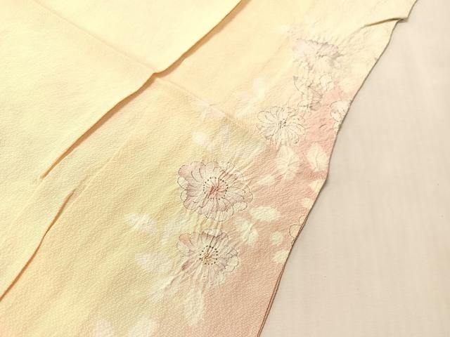 平和屋着物●訪問着 辻が花 絞り 暈し染め 仮絵羽 正絹 逸品 未使用 CABN6220vp