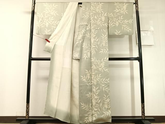 平和屋着物●訪問着 刺繍 南天文 正絹 逸品 CABN6235vp