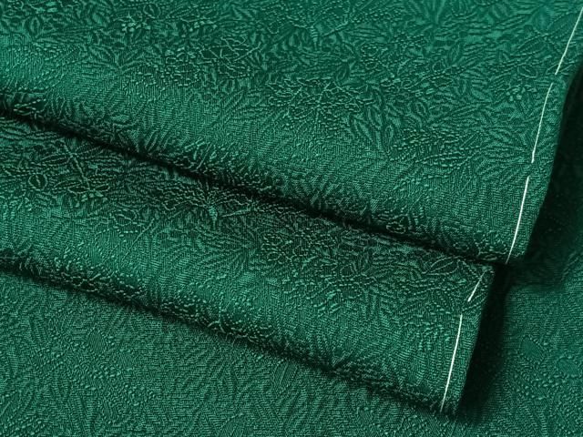 平和屋着物●豪華振袖 草木地紋 鉄色 正絹 逸品 CABN6240vp