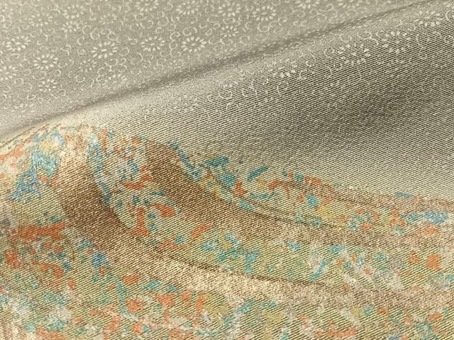 平和屋着物●訪問着 流水文 暈し染め 金彩 正絹 逸品 CABN6241vp