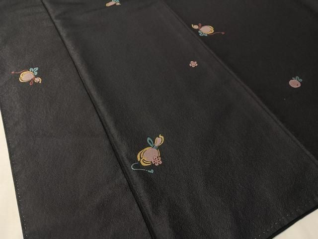 平和屋着物●上質な小紋 瓢箪花文 正絹 逸品 CABN6338vp