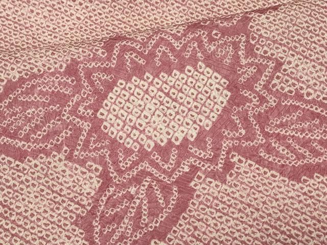 平和屋着物#羽織 総絞り 草花文 正絹 逸品 未使用 CABN6931in