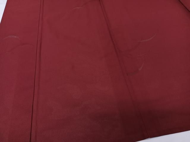 平和屋着物*夏物 色無地 芝紋紗 蘇芳色 正絹 逸品 CABN7008xi