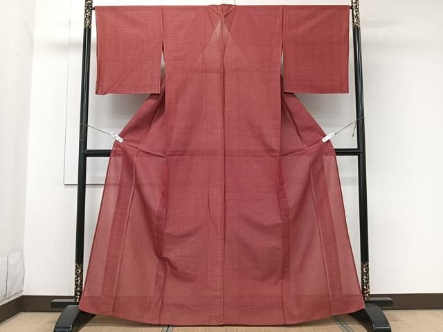 平和屋着物*夏物 小紋 紗 霞文 正絹 逸品 CABN7011xi