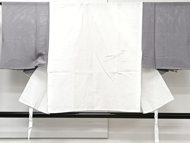 平和屋着物*夏物 男性 半襦袢 紗 白色 正絹 逸品 未使用 CABN7016xi