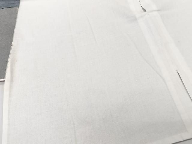 平和屋着物*夏物 男性 半襦袢 紗 白色 正絹 逸品 未使用 CABN7016xi