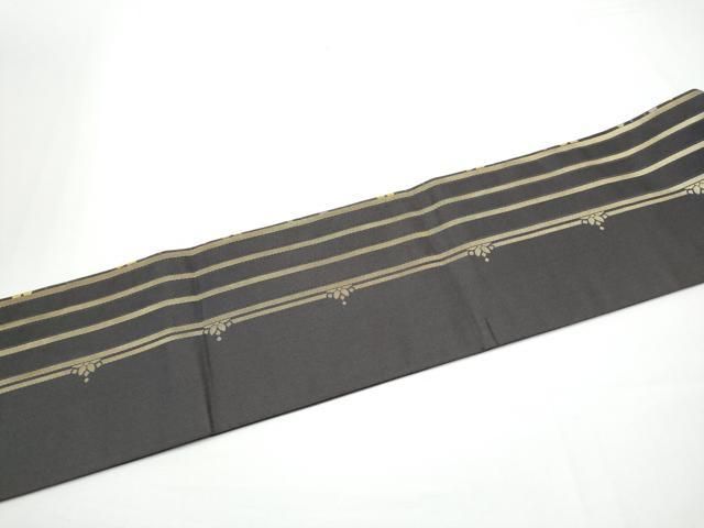 平和屋着物●九寸名古屋帯 七宝花文 正絹 逸品 CABN8040hy