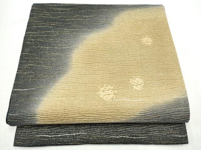 平和屋着物●太鼓柄袋帯 てんとう虫 金糸 正絹 逸品 CABN8216hy