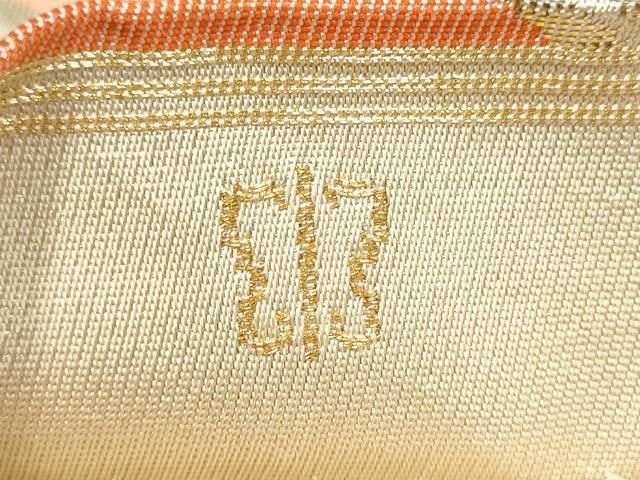 平和屋着物●西陣 川島織物 六通柄 本袋帯 竹 金糸 正絹 逸品 CABN8244hy