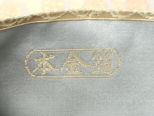 平和屋着物●西陣織 陰山織物謹製 箔屋清兵衛 六通柄袋帯 名物裂間道 本金箔 正絹 逸品 CABN8281hy