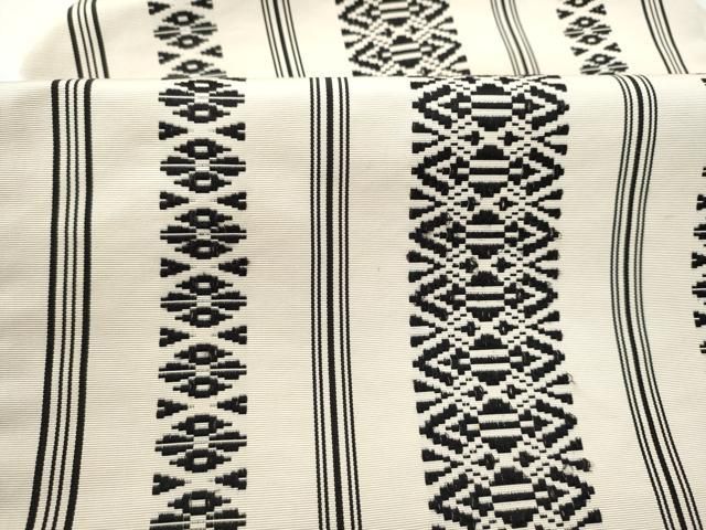 平和屋着物●本場筑前博多織 全通柄 九寸名古屋帯 献上 正絹 逸品 CABN8318hy