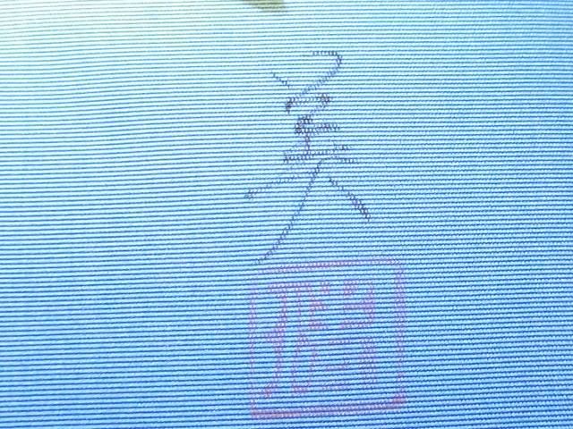 平和屋着物●塩瀬 九寸名古屋帯 作家物 手描き 草花文 正絹 逸品 CABN8368hy