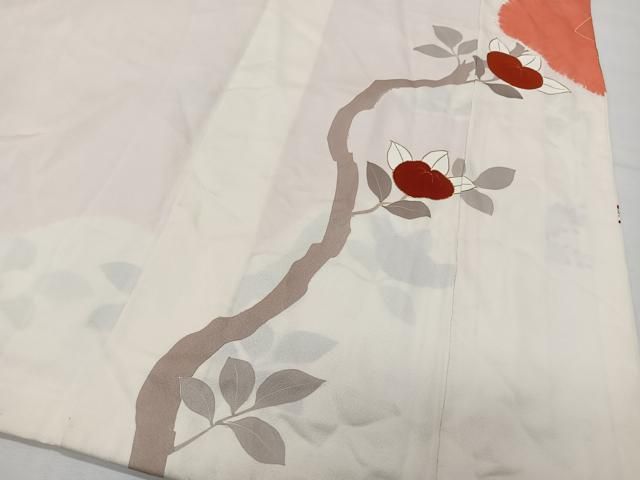 平和屋着物■豪華振袖 駒刺繍 絞り 扇面草花文 金彩 正絹 逸品 CABN9208ua