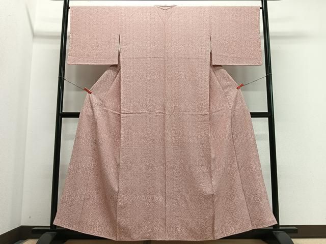 平和屋着物■上質な小紋 花尽くし 正絹 逸品 CABN9235ua