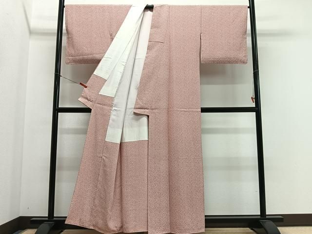平和屋着物■上質な小紋 花尽くし 正絹 逸品 CABN9235ua