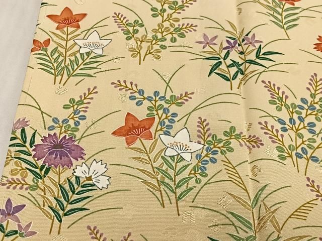 平和屋着物■訪問着 草花文 暈し染め 高島屋扱い 正絹 逸品 未使用 CABN9238ua