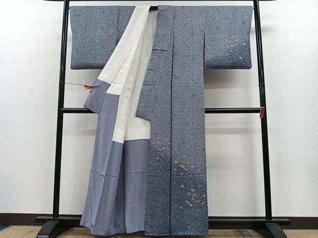 平和屋着物●訪問着 江戸小紋 作家物 宝尽くし 暈し染め 正絹 逸品 CABN9340ua