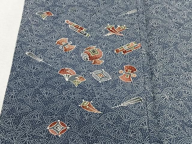 平和屋着物●訪問着 江戸小紋 作家物 宝尽くし 暈し染め 正絹 逸品 CABN9340ua