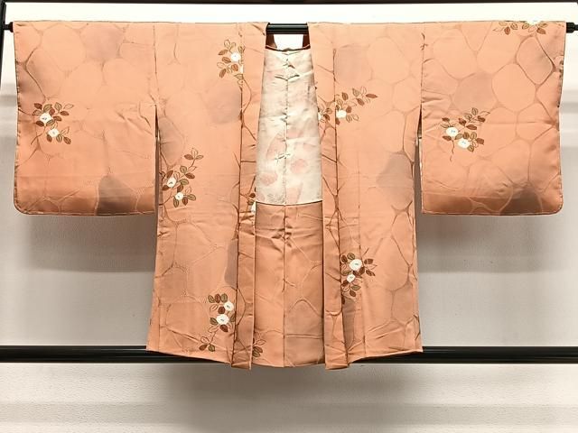 平和屋着物#羽織 草花文 暈し染め 正絹 逸品 未使用 CABN9377ua