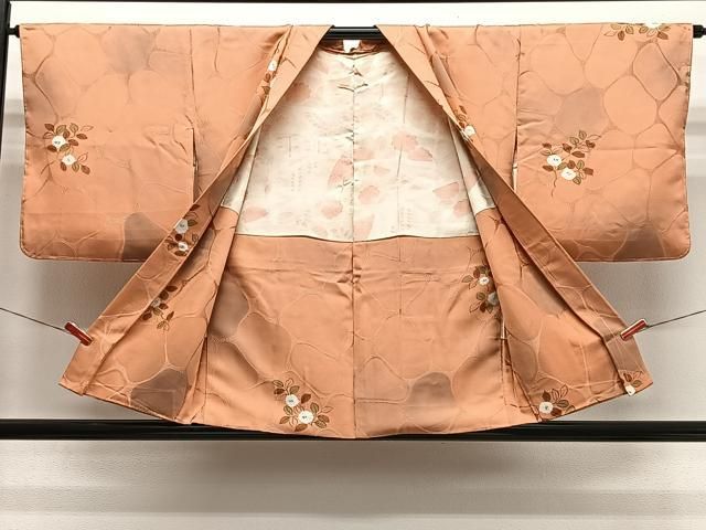 平和屋着物#羽織 草花文 暈し染め 正絹 逸品 未使用 CABN9377ua