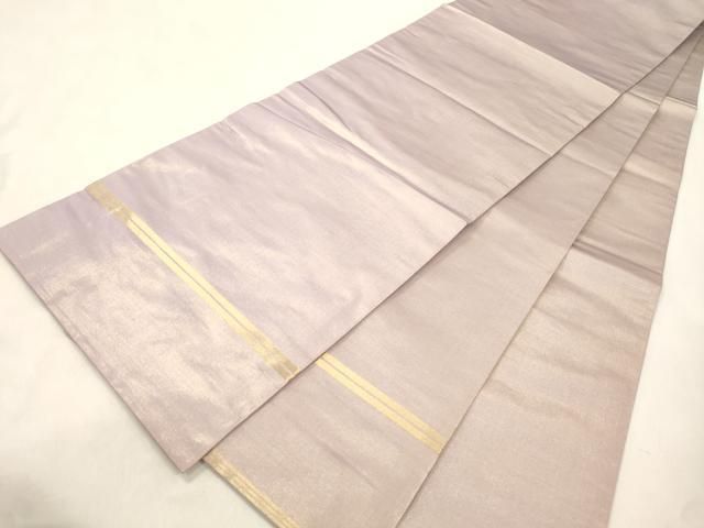 平和屋着物●西陣 川島織物 丸帯 紅藤色 金通し地 正絹 逸品 CABN9637dy