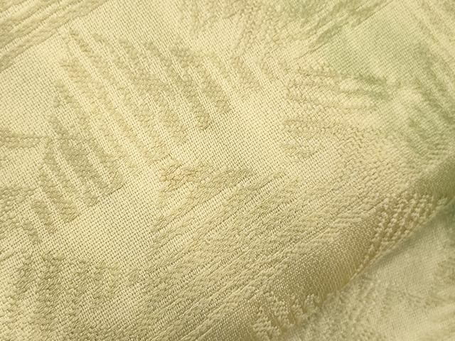 平和屋着物●全通柄袋帯 笹竹文 正絹 逸品 CABN9665dy