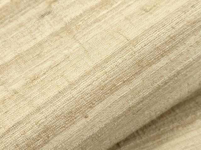 平和屋着物●インド・アッサム 野蚕糸 手織 ムガシルク 両面 太鼓柄袋帯 蜻蛉 正絹 逸品 CABN9667dy