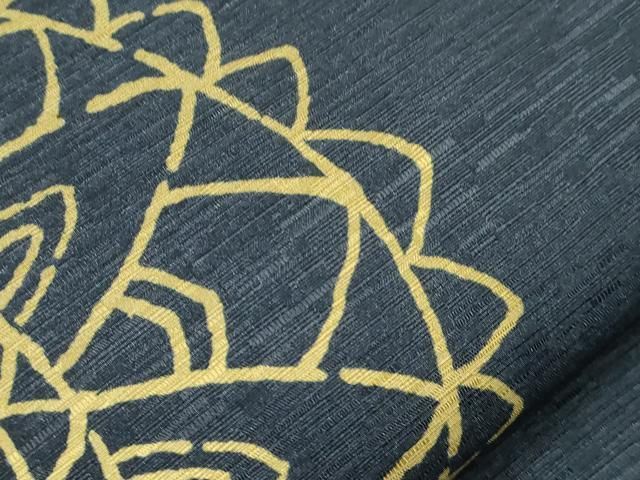 平和屋着物●両面 半幅帯 花丸文 正絹 逸品 CABN9783dy