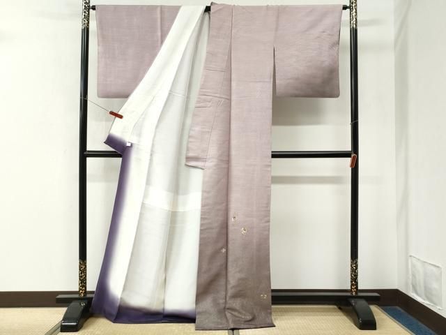 平和屋着物●訪問着 紬地 宝尽くし 金彩 鈴乃屋扱い 正絹 逸品 CABO0008yc